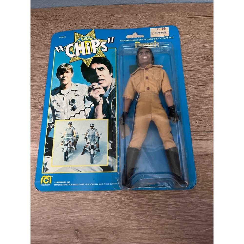 Mego CHiPs Ponch 1977 Action Figure Vintage Collectible Toy In Package